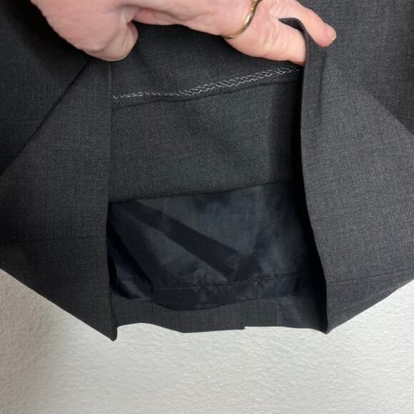 Ann Taylor Size 4 Dark Gray Wool Pencil Skirt - Picture 6 of 12